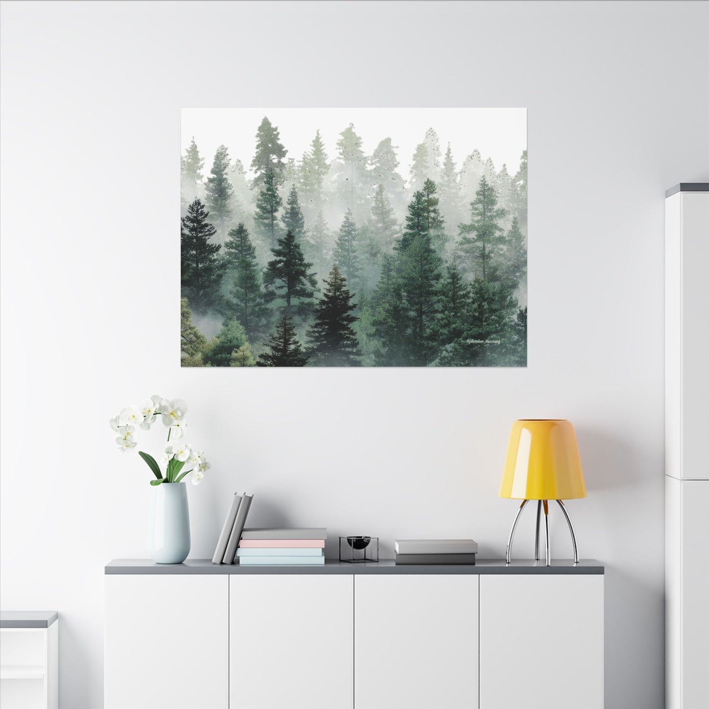 Forest Trees, Matte Canvas, Stretched, 0.75"