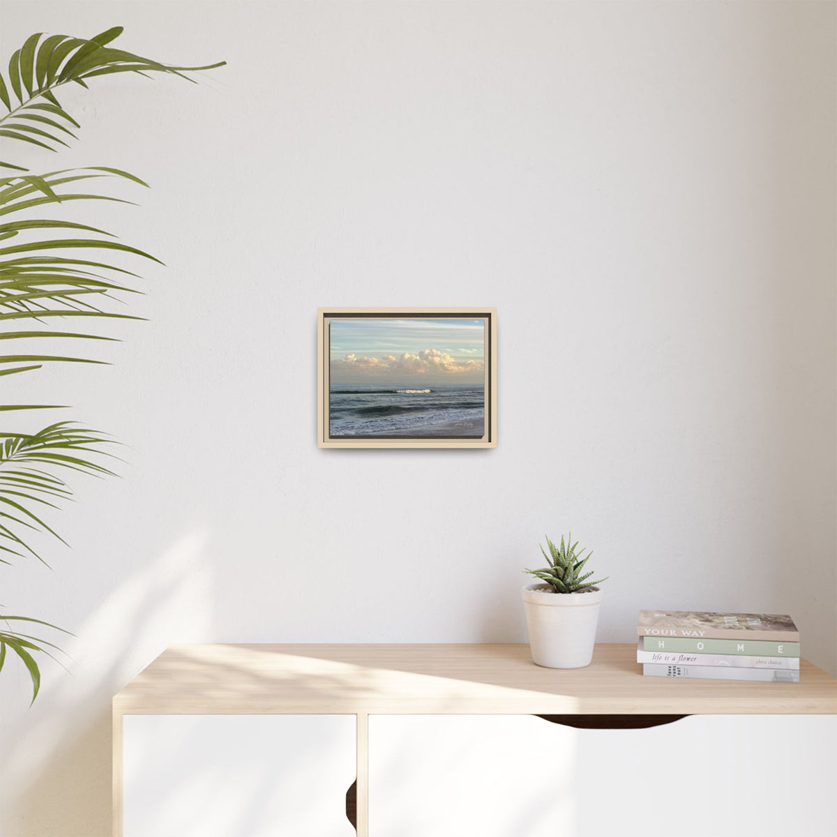 Ocean - Matte Canvas, Framed (Natural)