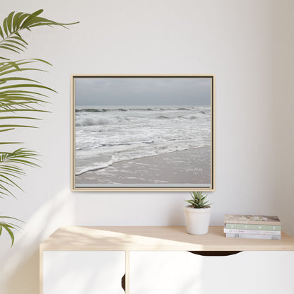 Ocean - Matte Canvas, Framed (Natural)