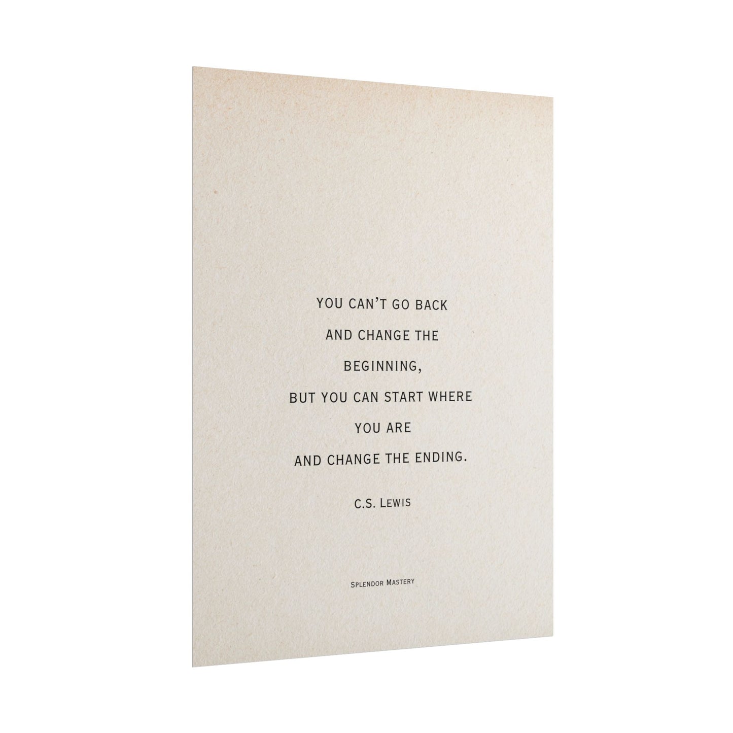 C.S. Lewis Quote, Poster
