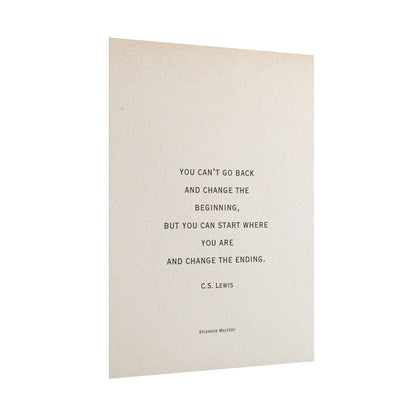 C.S. Lewis Quote, Poster