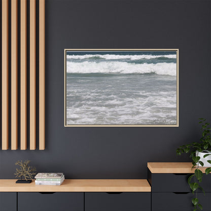 Ocean - Matte Canvas, Framed, Natural