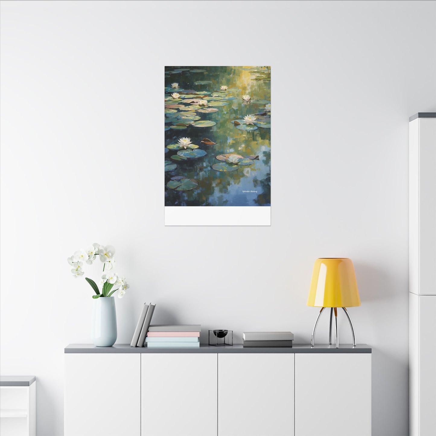 Water Lilies, Matte Canvas, Stretched, 0.75"