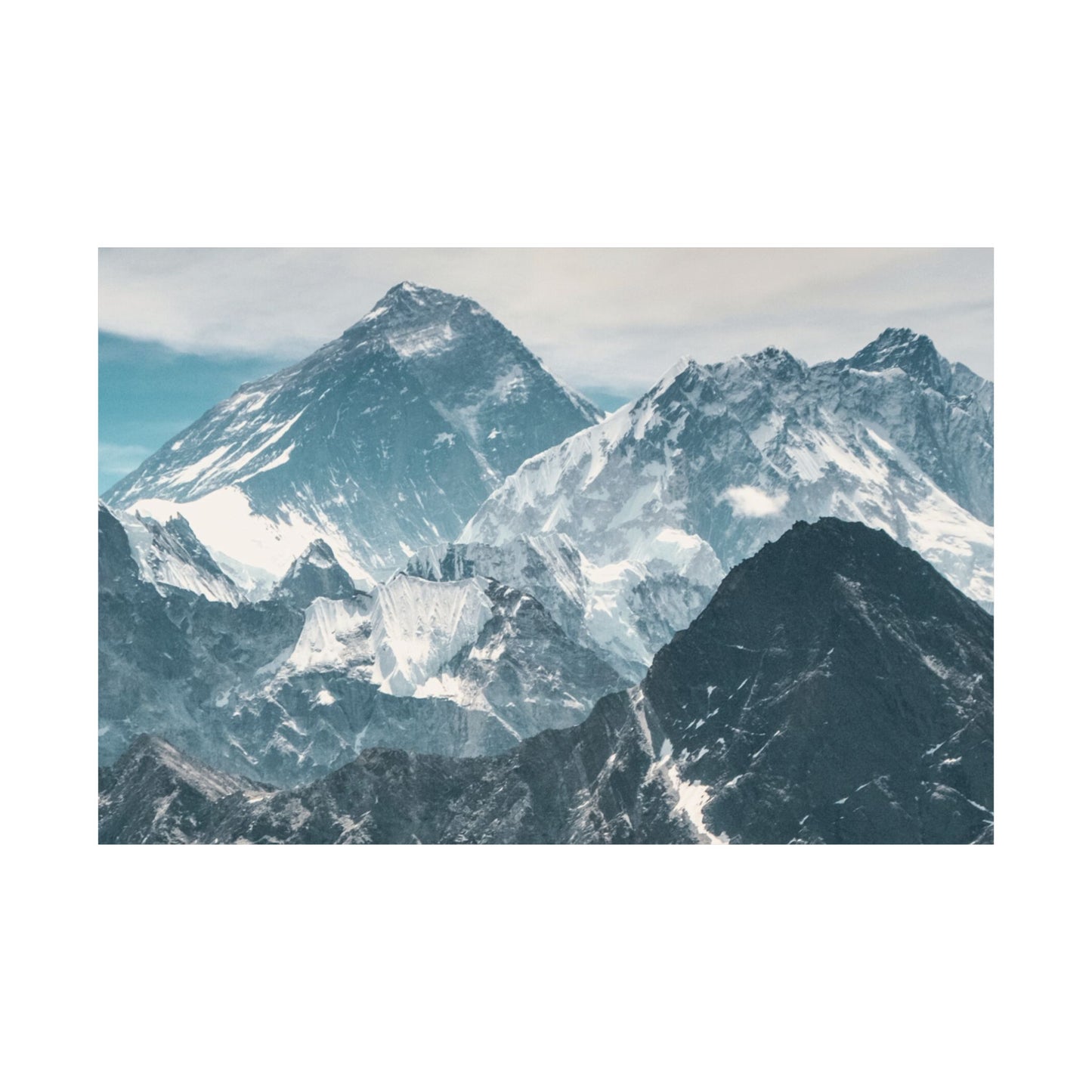 Mountain Landscape, Matte Horizontal Poster