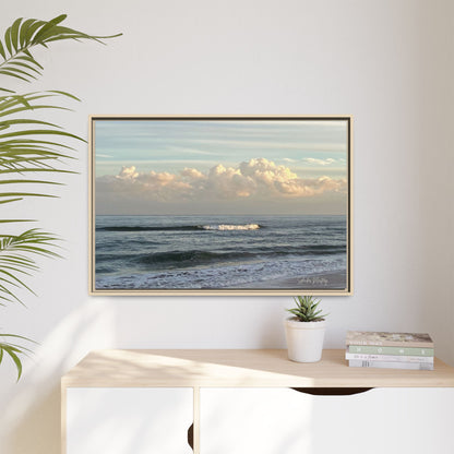 Ocean - Matte Canvas, Framed (Natural)