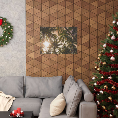 Palm Trees, Matte Horizontal Poster
