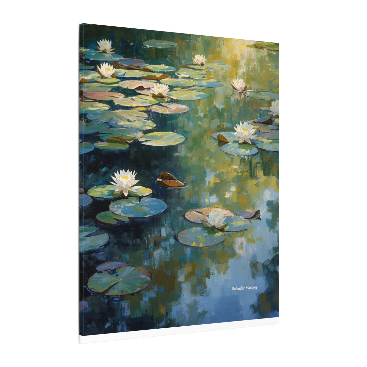 Water Lilies, Matte Canvas, Stretched, 0.75"