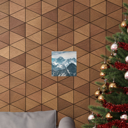 Mountain Landscape, Matte Horizontal Poster