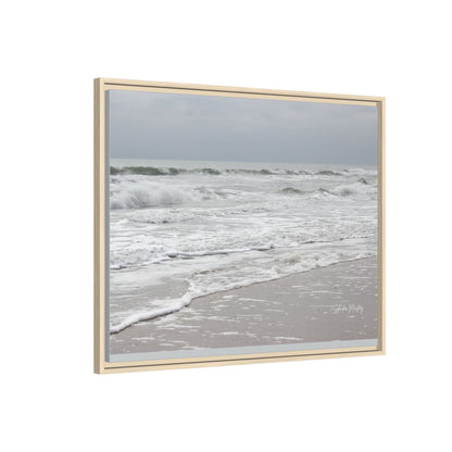 Ocean - Matte Canvas, Framed (Natural)