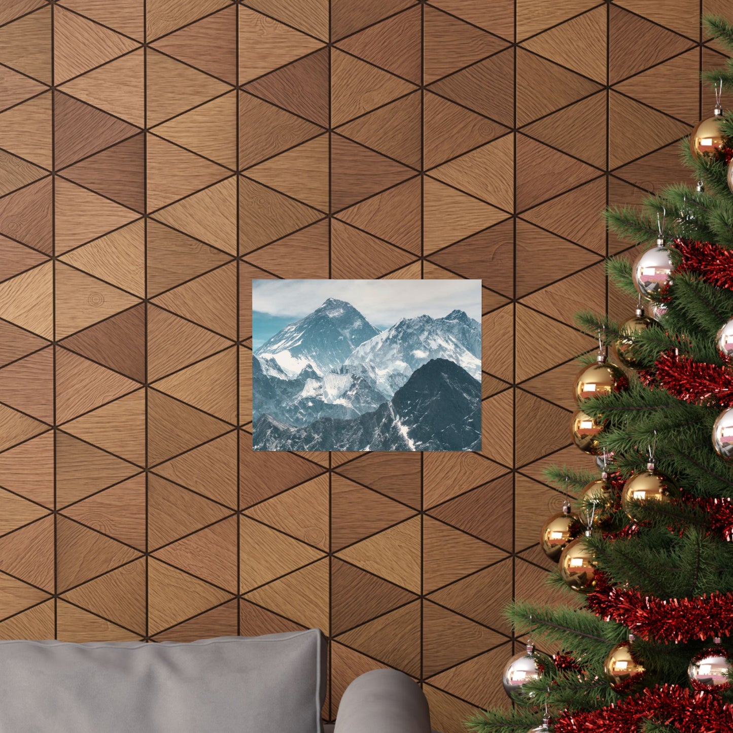 Mountain Landscape, Matte Horizontal Poster