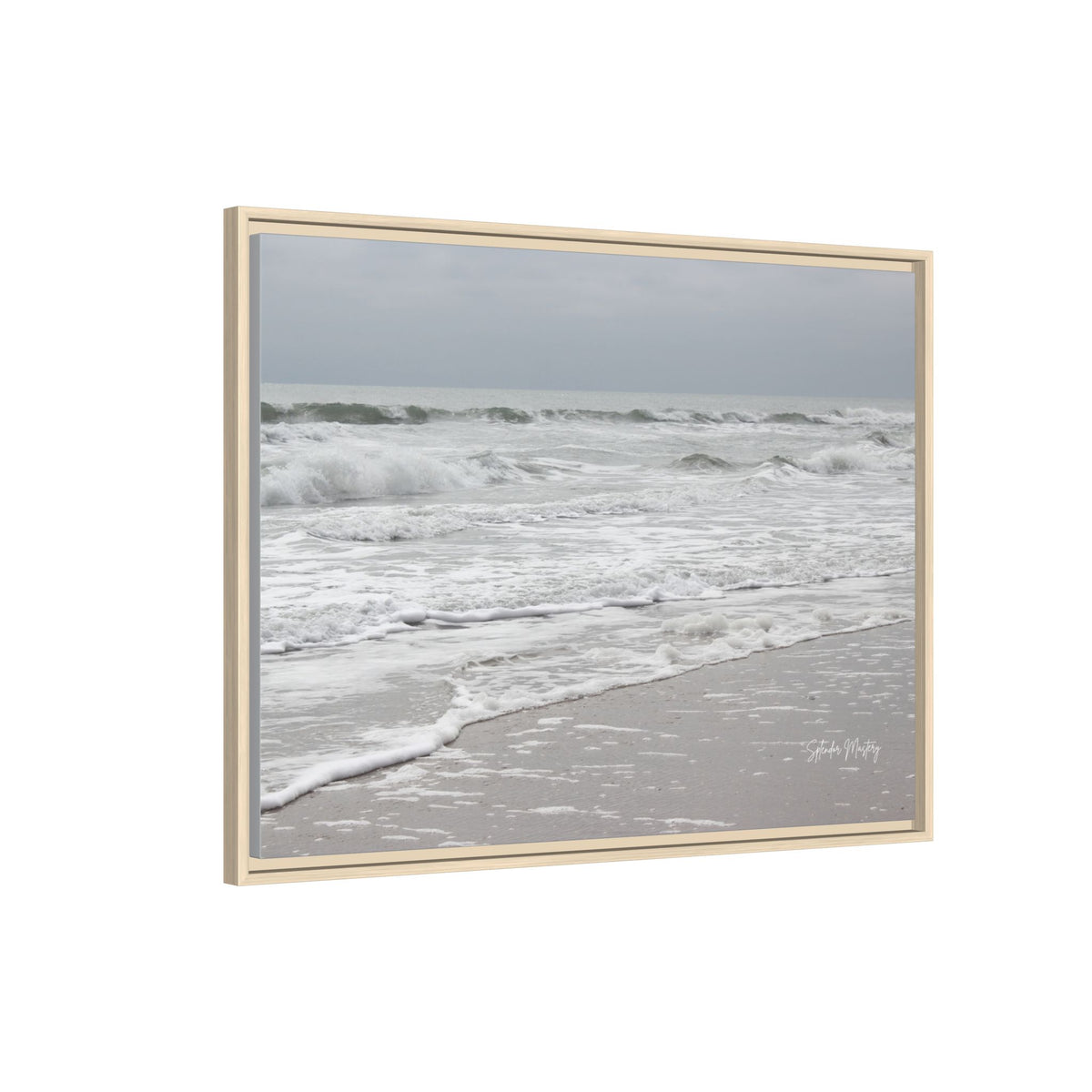 Ocean - Matte Canvas, Framed (Natural)