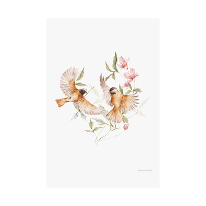 Birds, Matte Vertical Poster