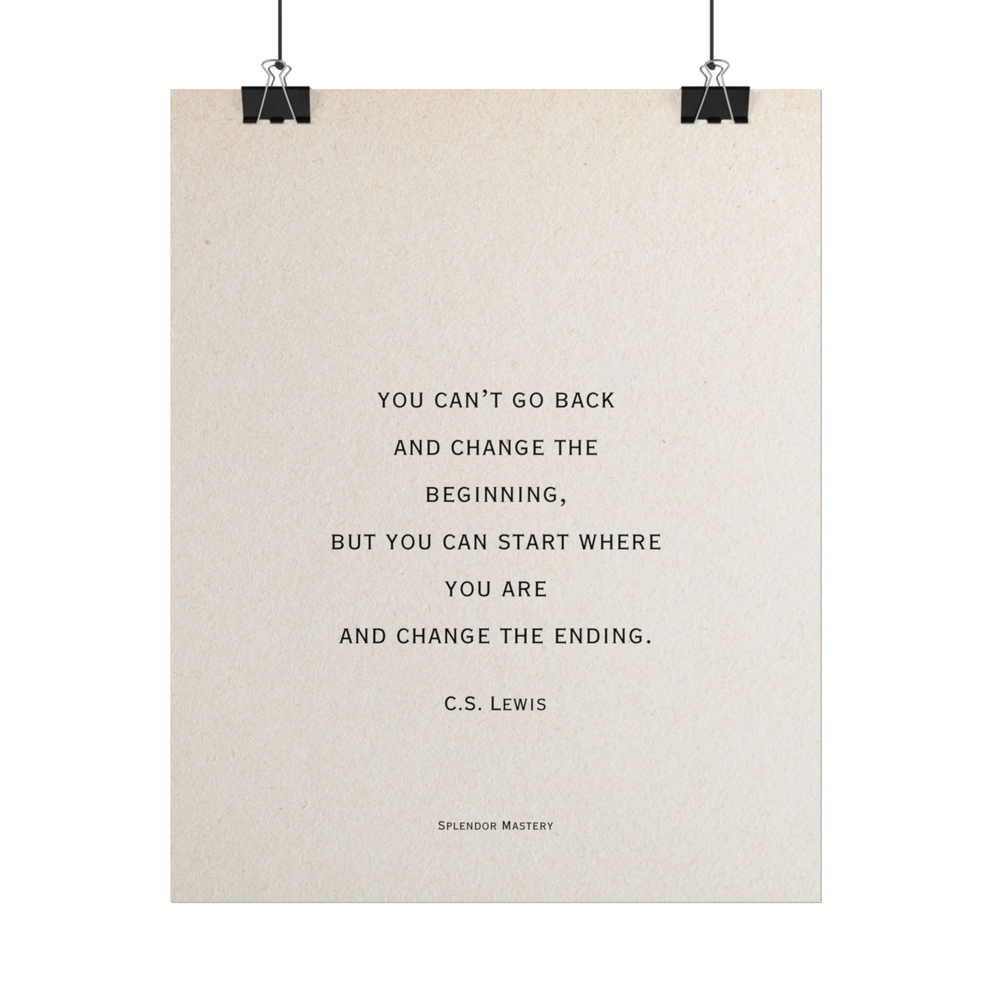 C.S. Lewis Quote, Poster