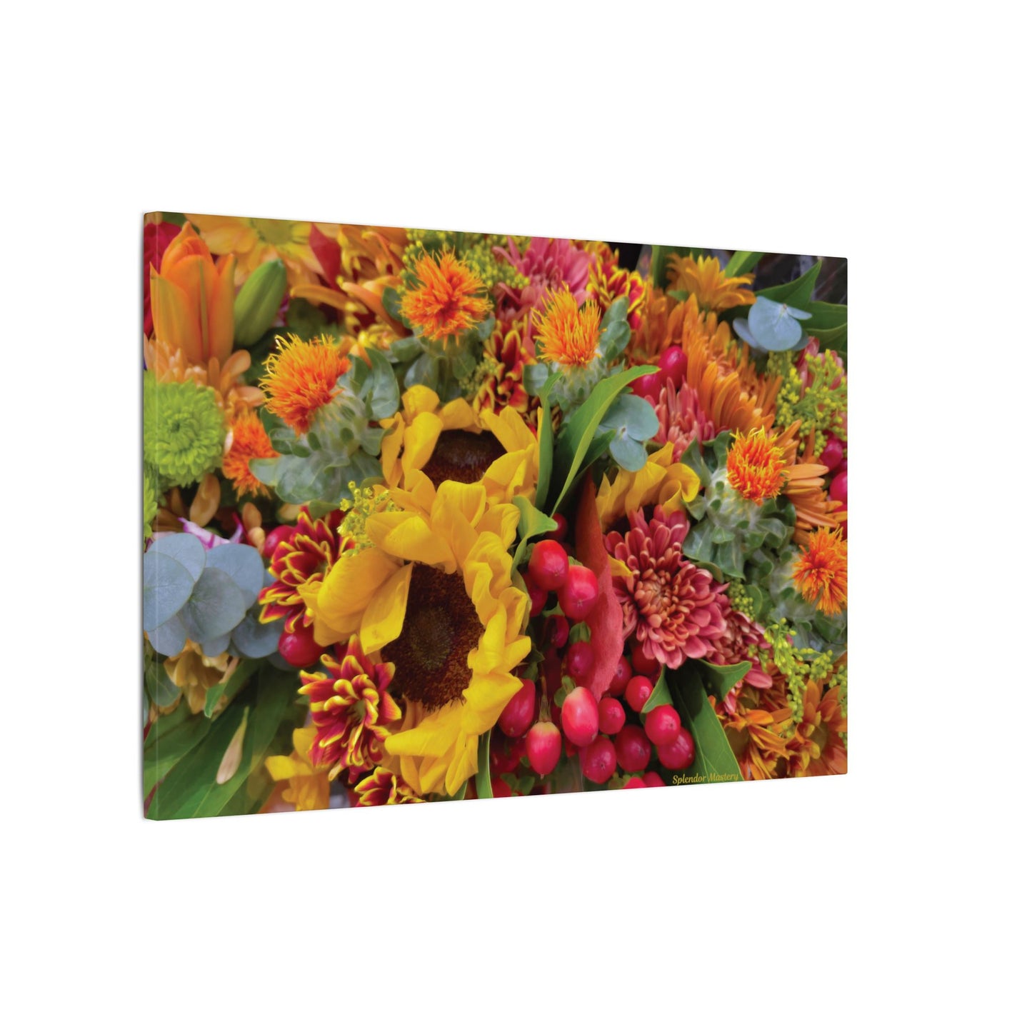 Floral, Matte Canvas, Stretched, 0.75"