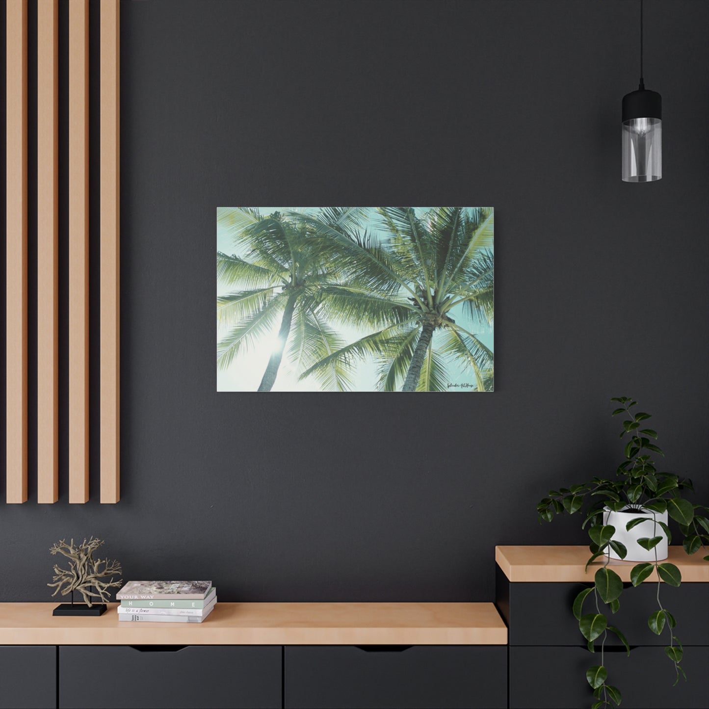 Palm Trees, Matte Canvas, Stretched, 1.25"
