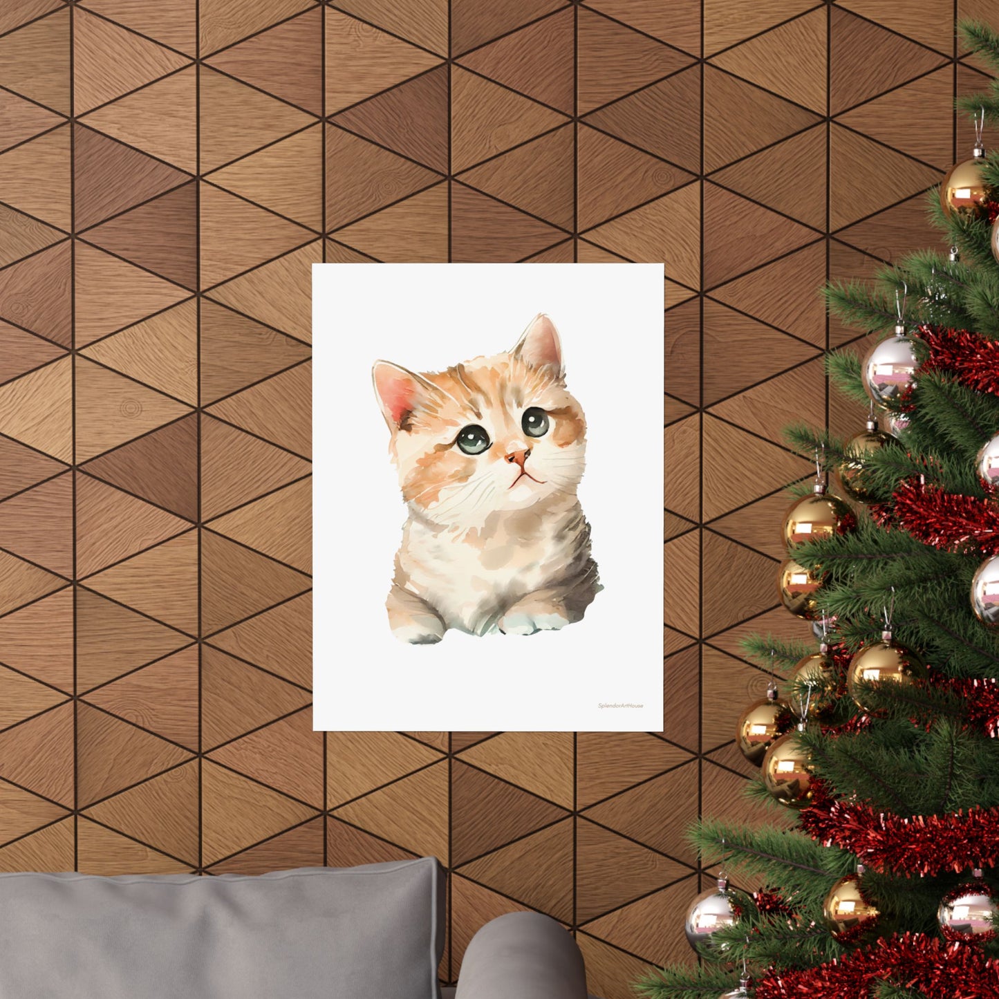 Kitten, Matte Vertical Poster
