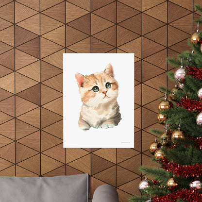 Kitten, Matte Vertical Poster