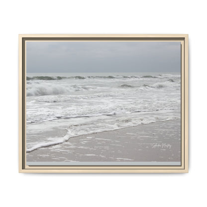 Ocean - Matte Canvas, Framed (Natural)