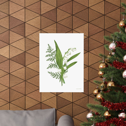 Floral, Matte Vertical Poster