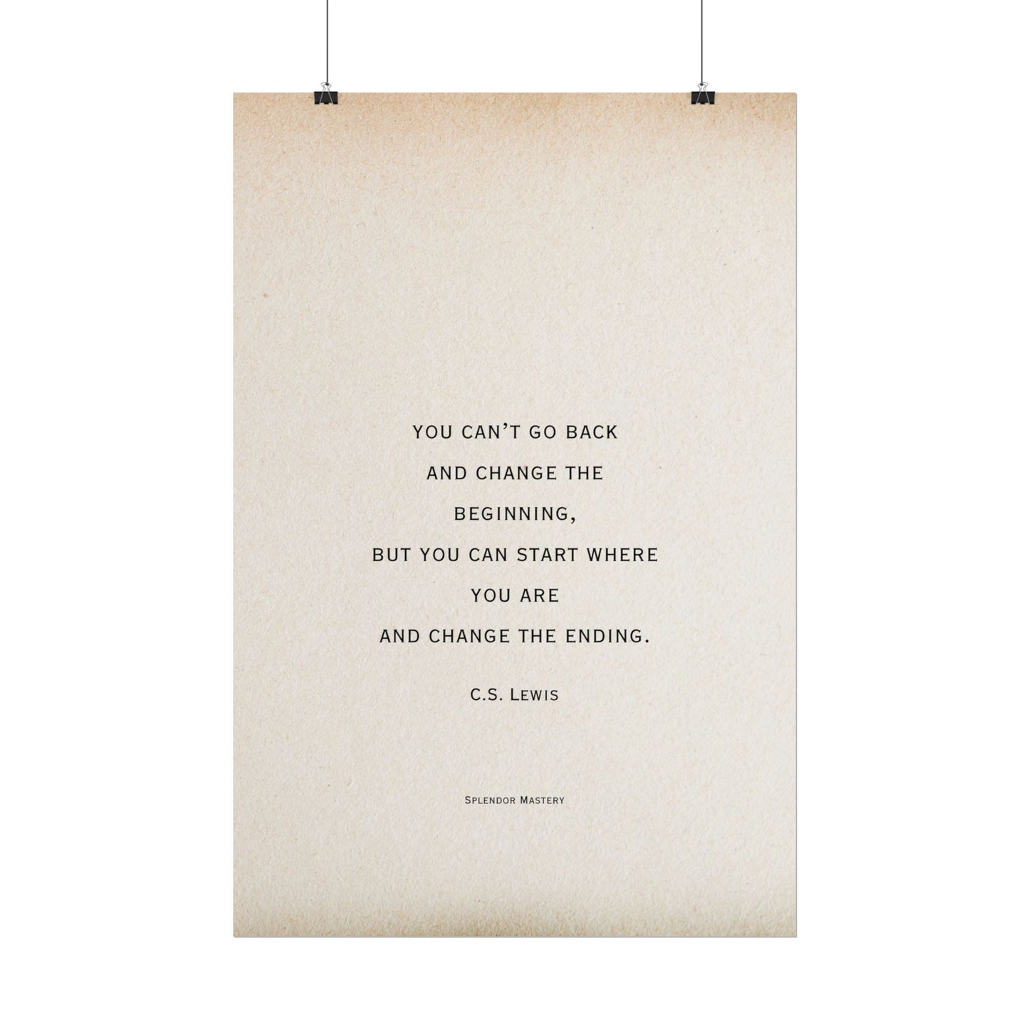 C.S. Lewis Quote, Poster