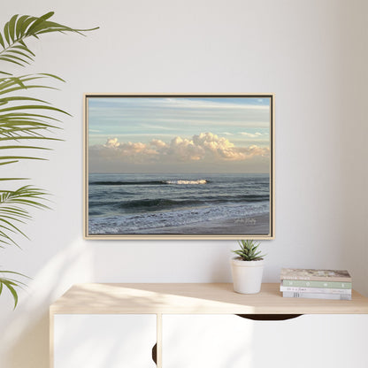 Ocean - Matte Canvas, Framed (Natural)