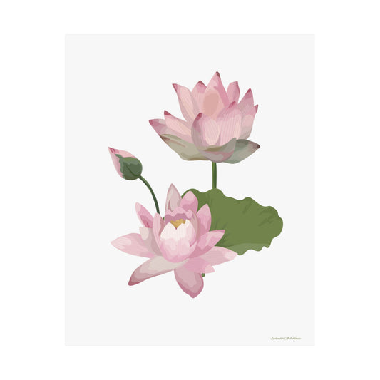 Floral, Matte Vertical Poster