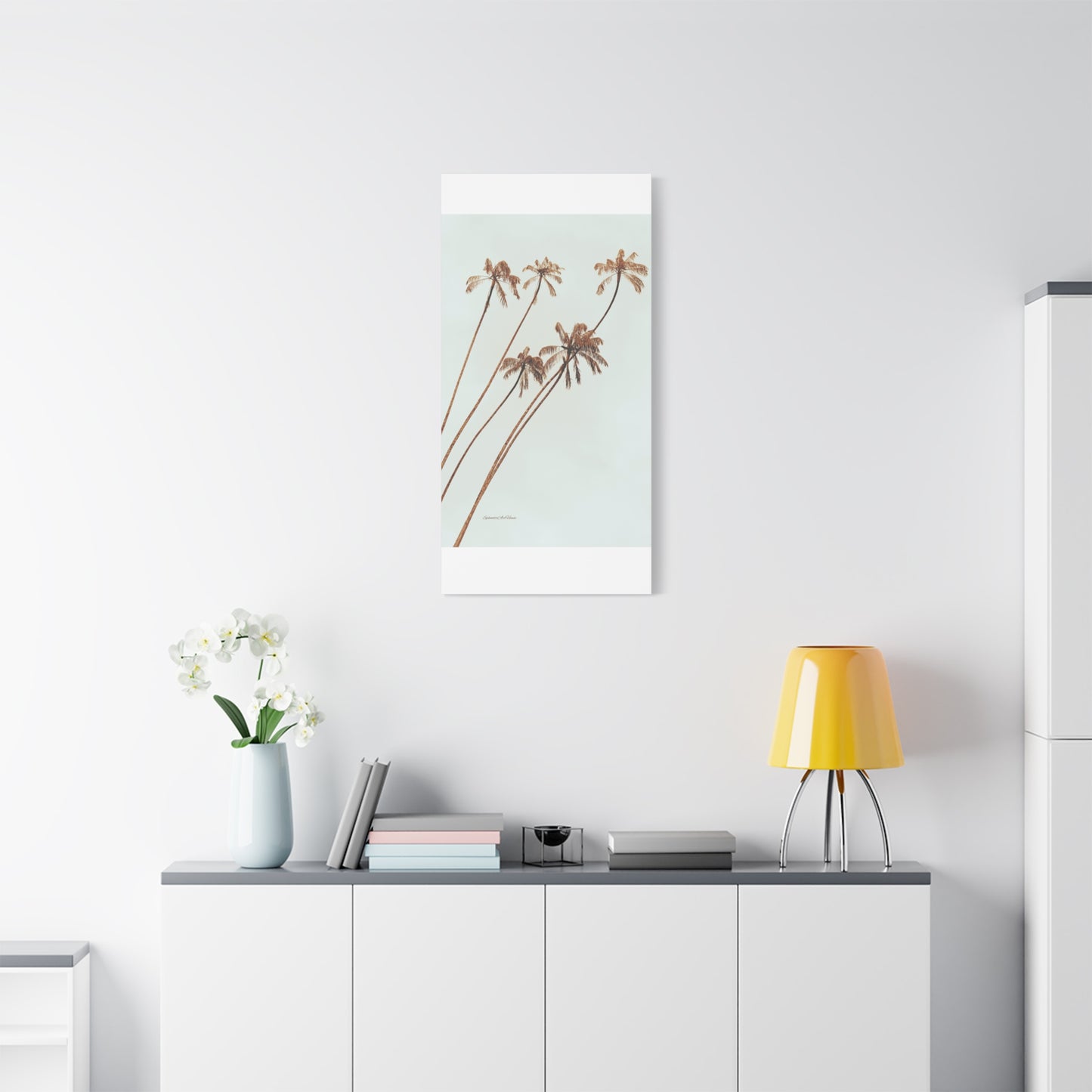 Palm Tree, Matte Canvas, Stretched, 1.25"