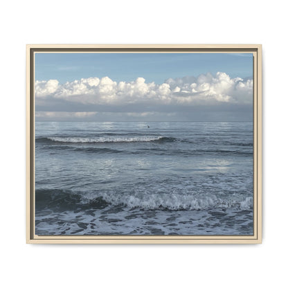 Ocean - Matte Canvas, Framed (Natural)