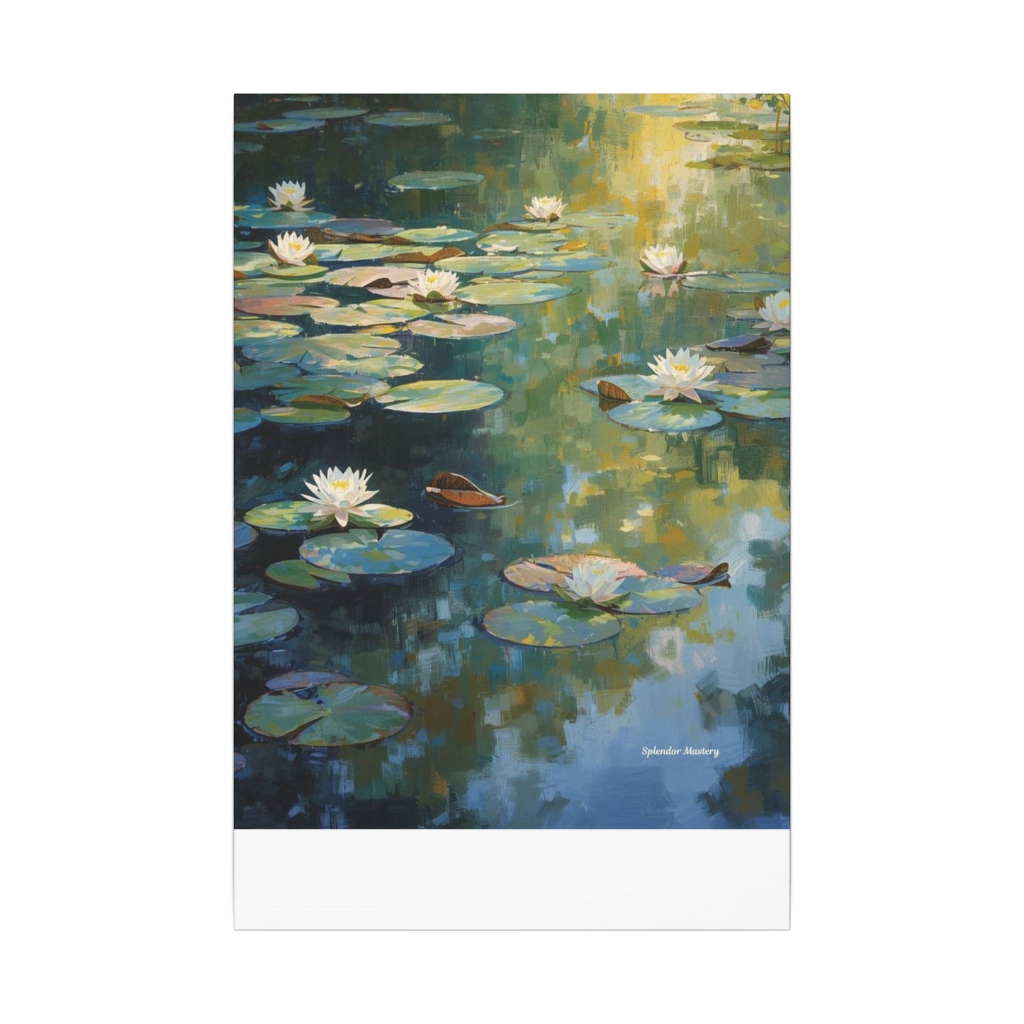 Water Lilies, Matte Canvas, Stretched, 0.75"