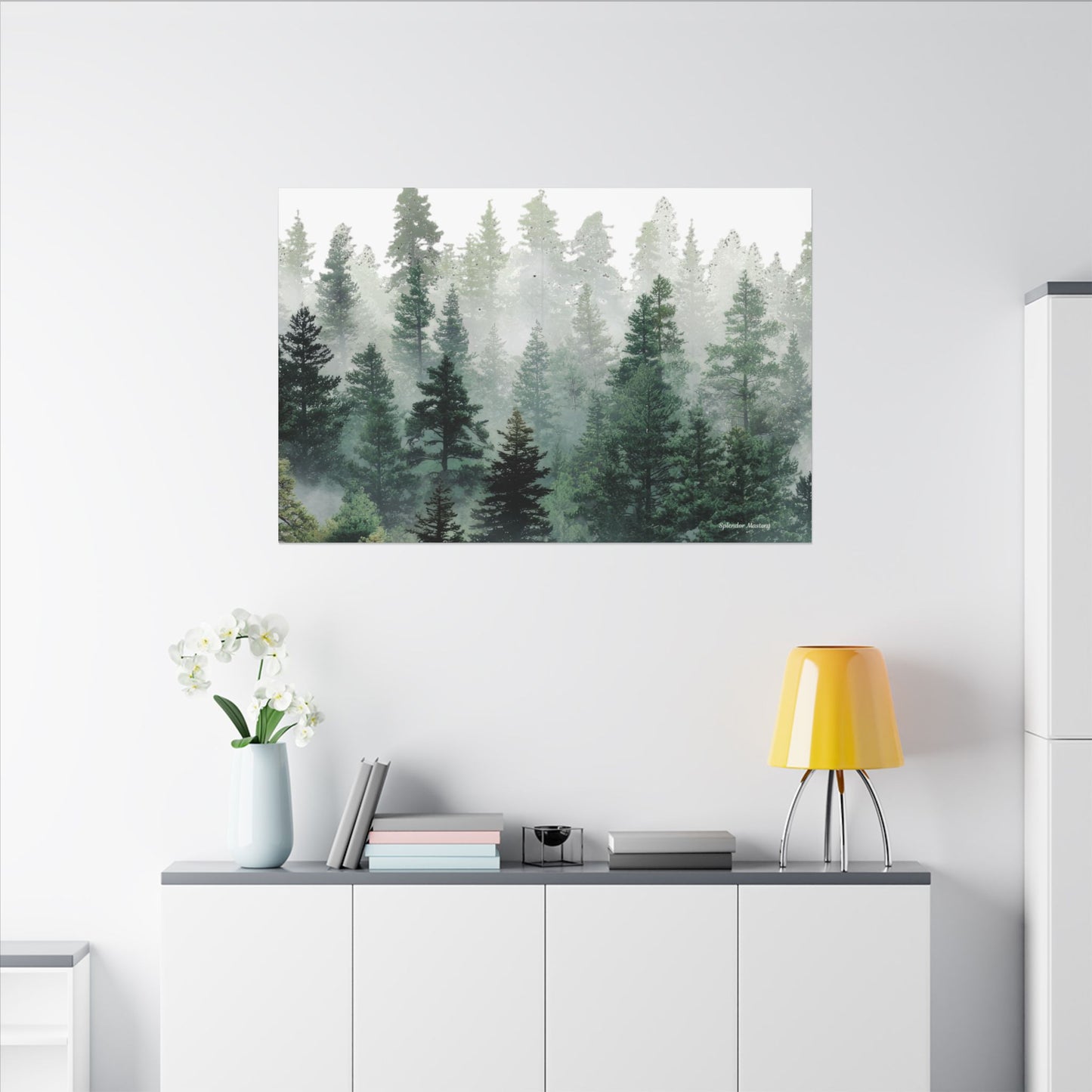 Forest Trees, Matte Canvas, Stretched, 0.75"