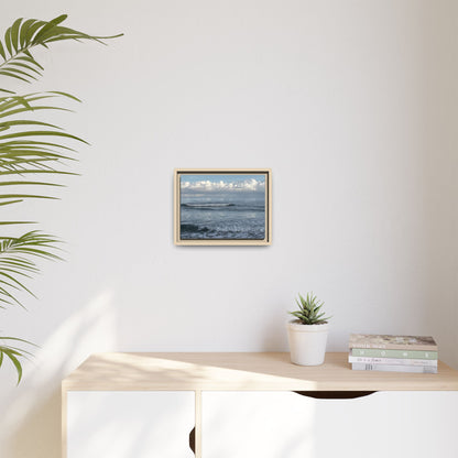 Ocean - Matte Canvas, Framed (Natural)