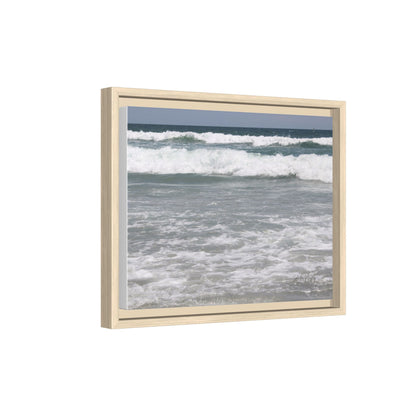 Ocean - Matte Canvas, Framed, Natural