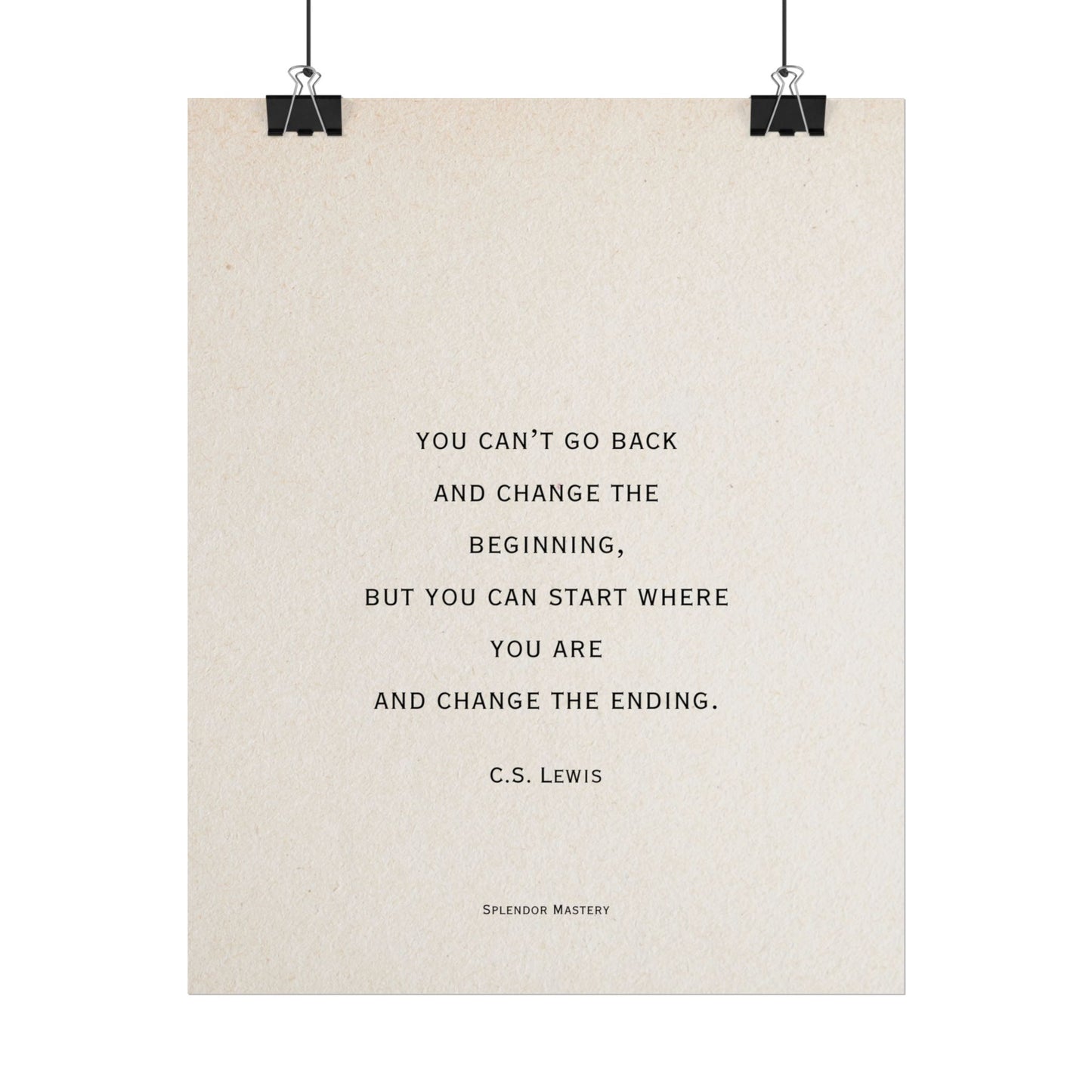 C.S. Lewis Quote, Poster