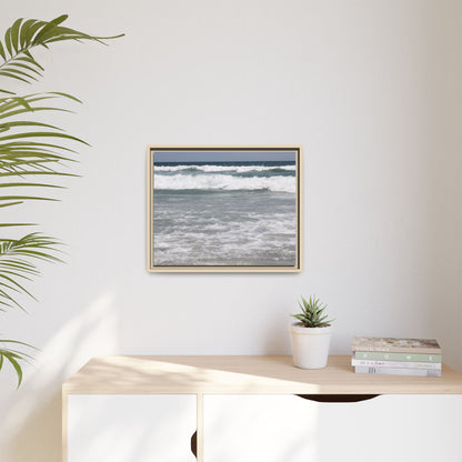Ocean - Matte Canvas, Framed, Natural