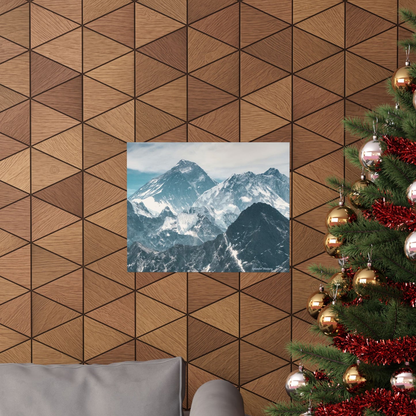 Mountain Landscape, Matte Horizontal Poster