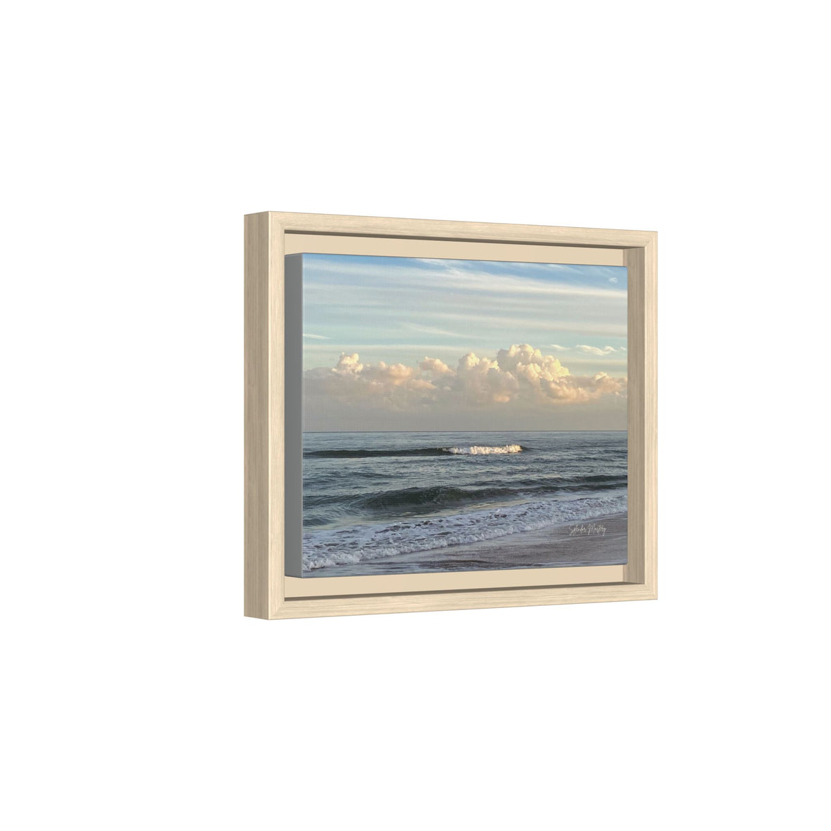Ocean - Matte Canvas, Framed (Natural)