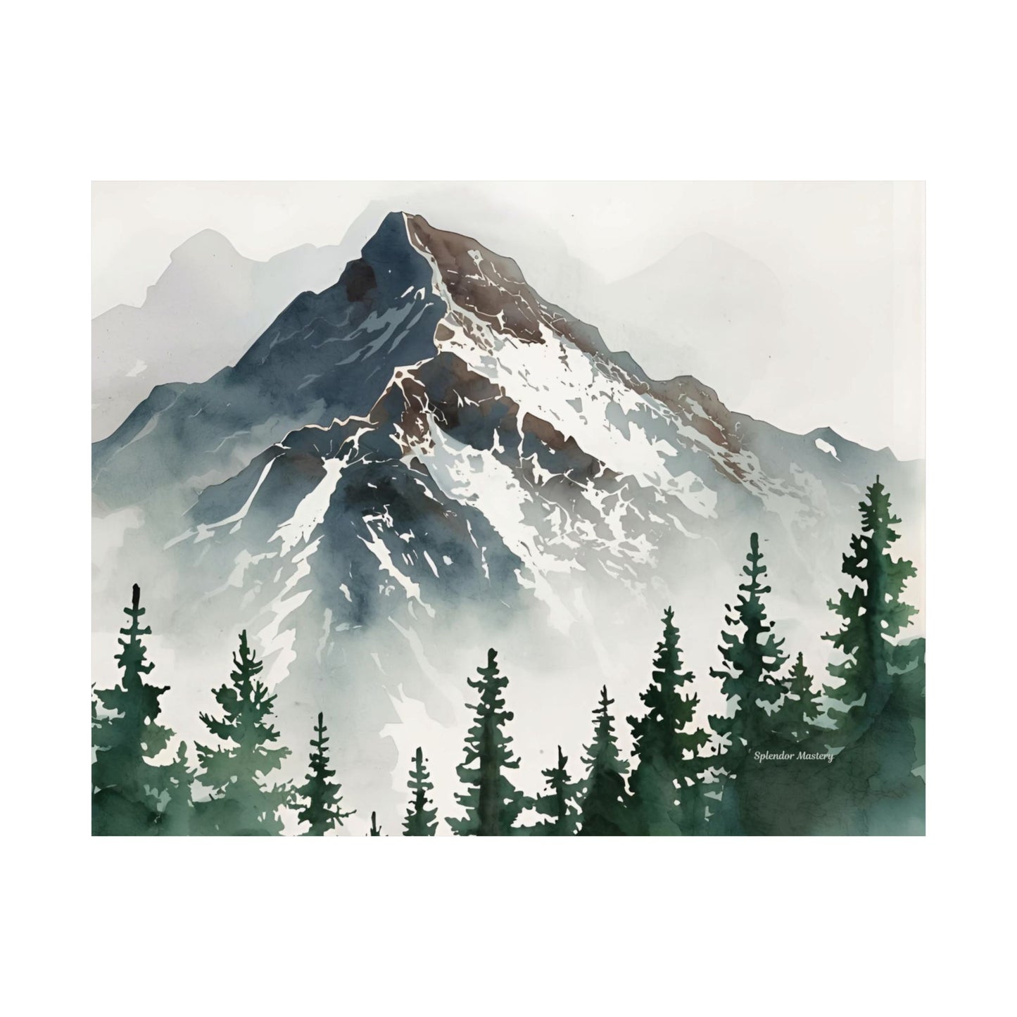 Mountain, Matte Horizontal Poster