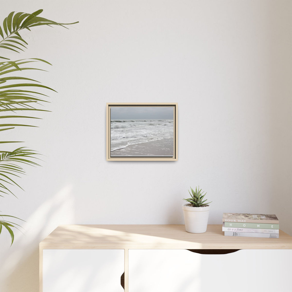 Ocean - Matte Canvas, Framed (Natural)