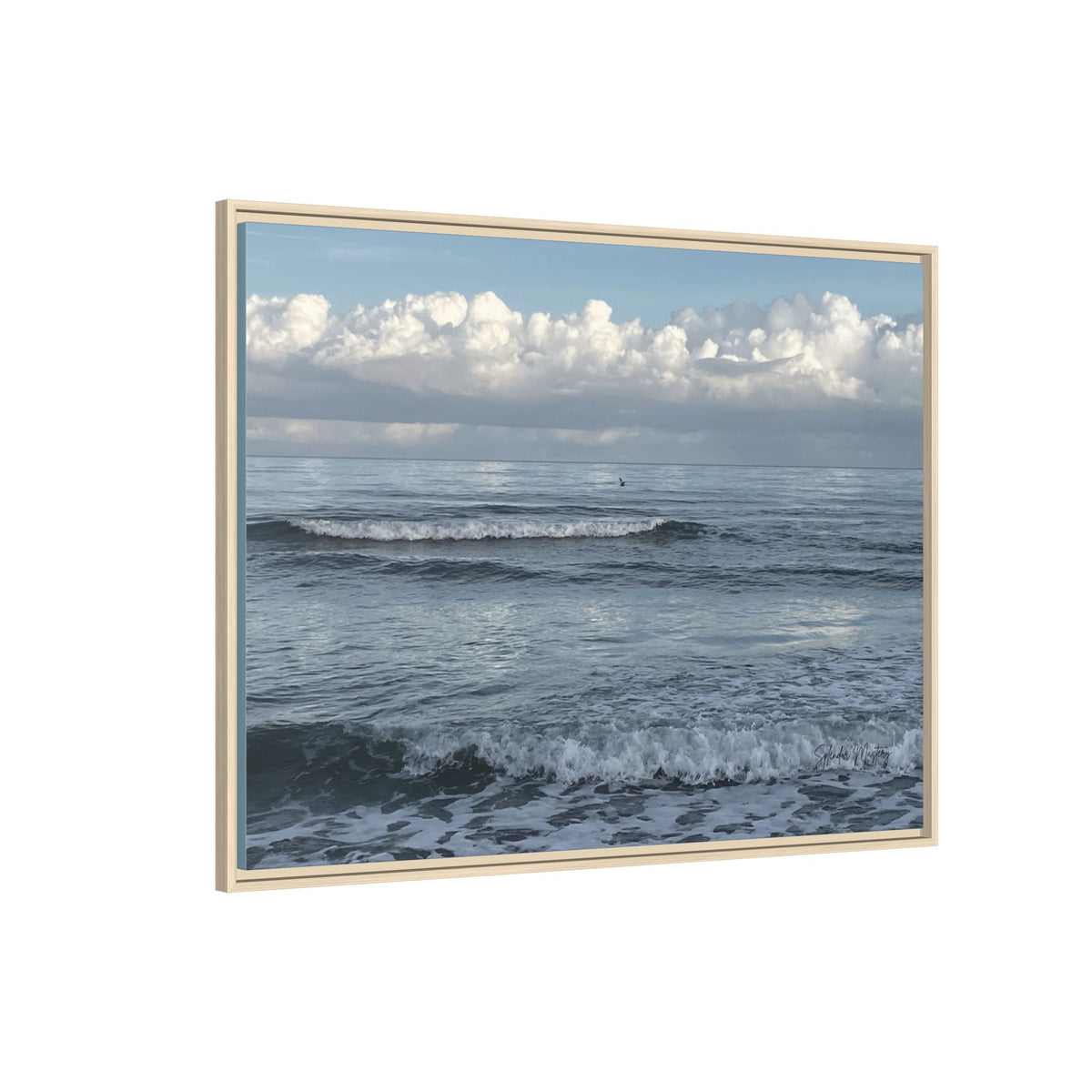 Ocean - Matte Canvas, Framed (Natural)