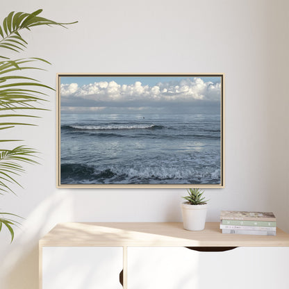 Ocean - Matte Canvas, Framed (Natural)