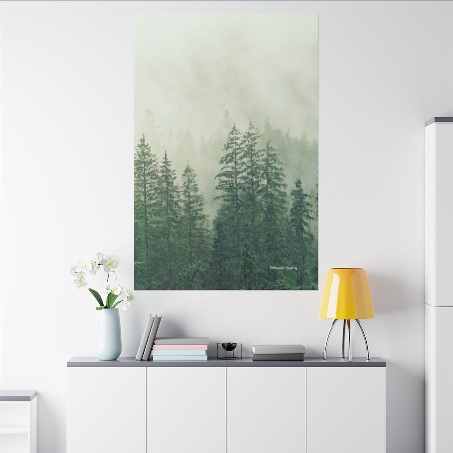 Forest Trees, Matte Canvas, Stretched, 0.75"