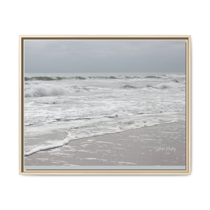 Ocean - Matte Canvas, Framed (Natural)