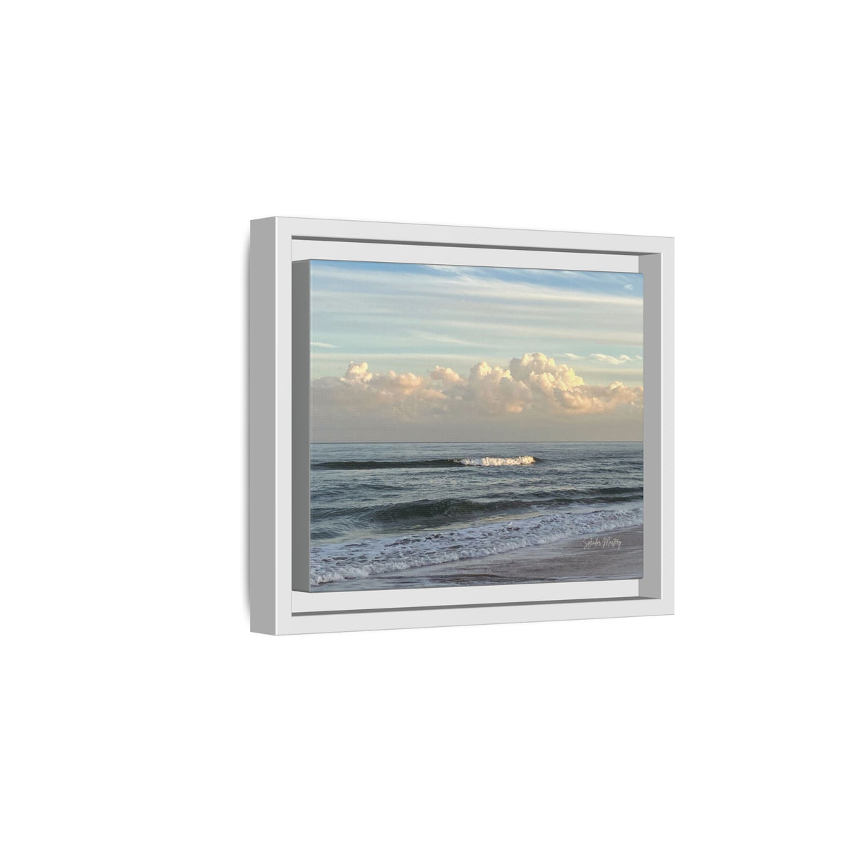 Ocean - Matte Canvas, Framed (Natural)