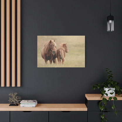 Wild Horses, Matte Canvas, Stretched, 1.25"