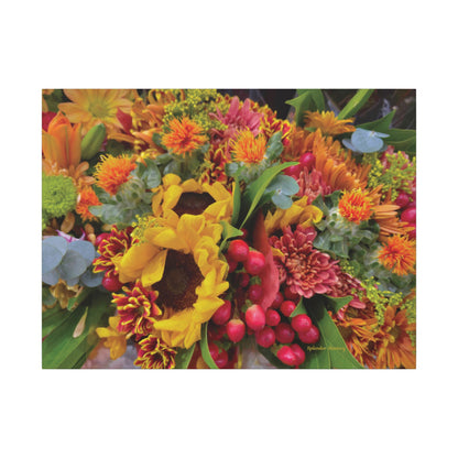 Floral, Matte Canvas, Stretched, 0.75"