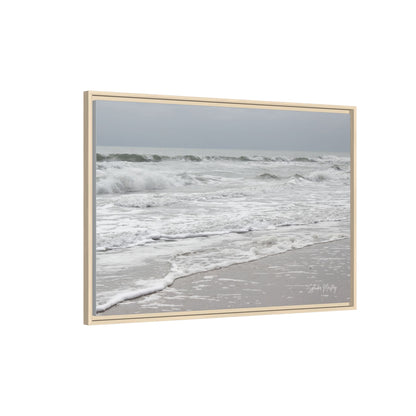 Ocean - Matte Canvas, Framed (Natural)