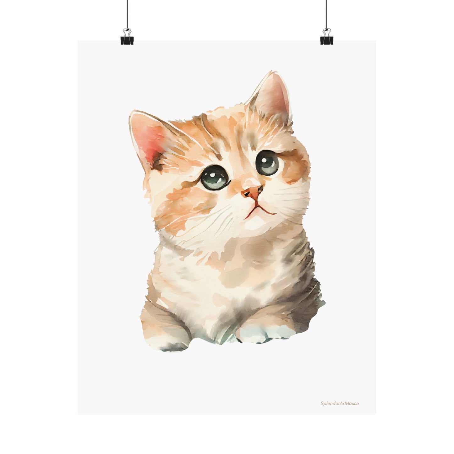 Kitten, Matte Vertical Poster