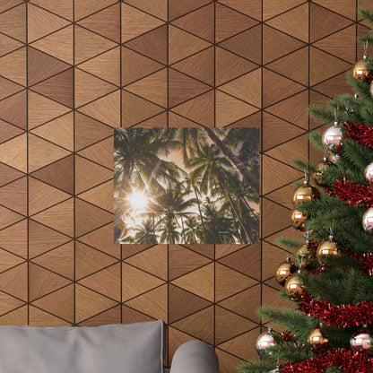 Palm Trees, Matte Horizontal Poster