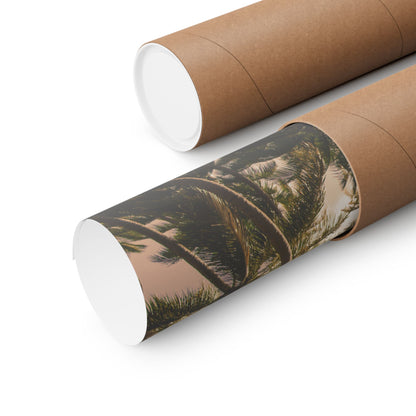 Palm Trees, Matte Horizontal Poster
