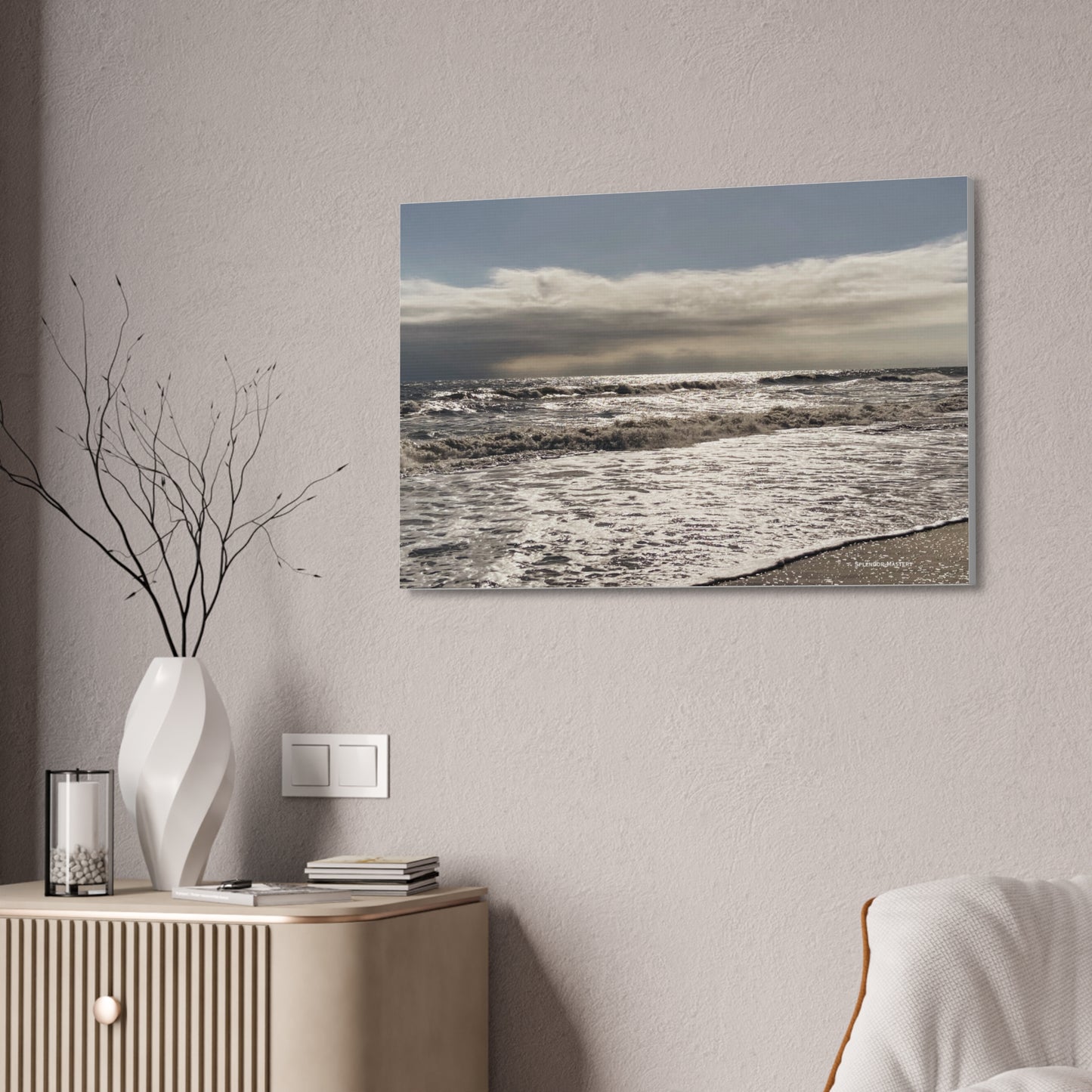 Ocean, Canvas Stretched, 1.5''